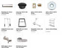 Interior cabinet fittings