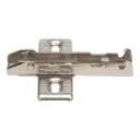 [F058139858] فرش تيومس خفيف  ECO cross mounting plate with robust 3-point attachment for Tiomos hinges  (0 مم, مع مسمار اوروبي 10 مم)