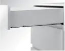 [127240243] مجري سمت مرحلتين باكم smart slide Full Extension Soft Close Drawer Pin Fix (35 سم)