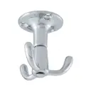 [0683507532] KH-AL 1 clothes hook rotatable, with three hooks  (Chrome plated, Matt)
