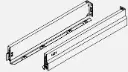 [F100062925] Nova Pro Classic drawer sides H90, left/right (450 mm, Pure White)