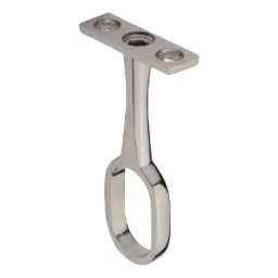 Oval wardrobe rail centre support 