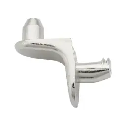 Shelf support with guide pin 