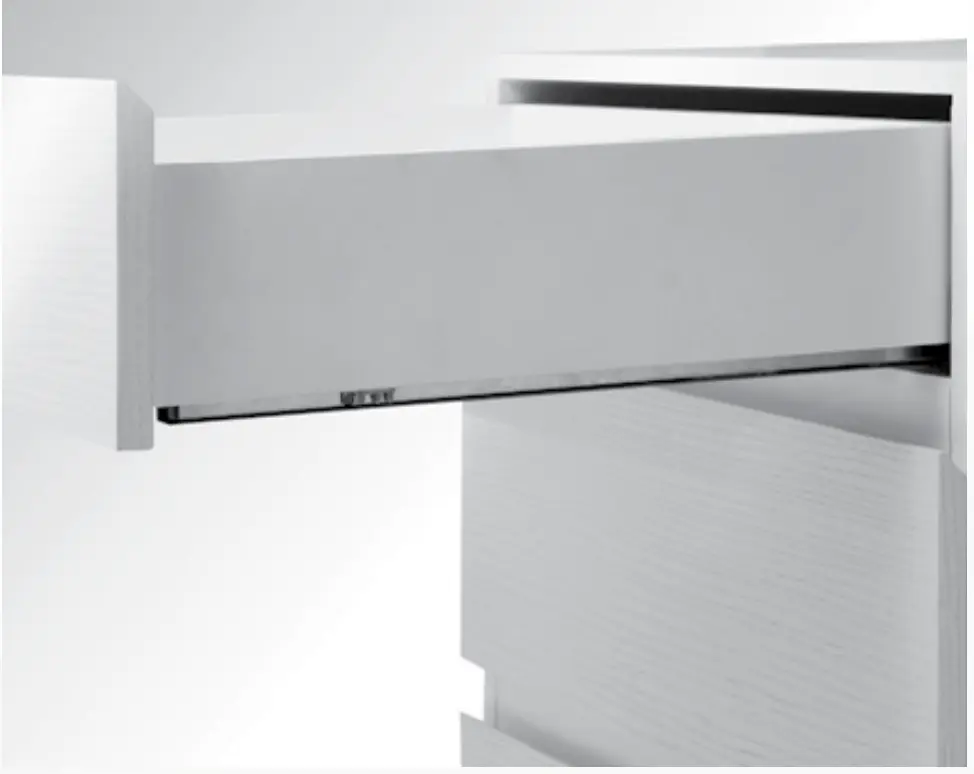 مجري سمت مرحلتين باكم smart slide Full Extension Soft Close Drawer Pin Fix
